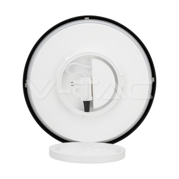 36W LED Плафон SAMSUNG Чип 3000K Кръг Черна Рамка IP44