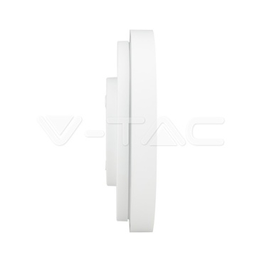 24W LED Плафон Сензор SAMSUNG Чип 3000K Кръг Бяла Рамка IP44 - rZ commerce 24W LED Плафон Сензор SAMSUNG Чип 3000K Кръг Бяла Рамка IP44