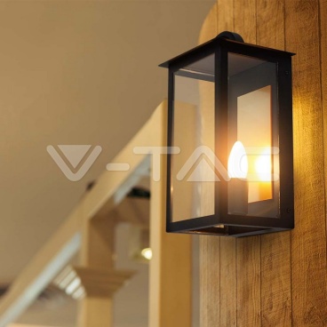 E14 Outdoor Lamp Holder (W200*D168*H350мм) Черно Тяло IP65 - rZ commerce E14 Outdoor Lamp Holder (W200*D168*H350мм) Черно Тяло IP65