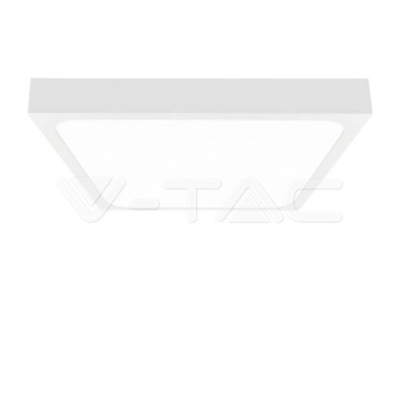 30W LED Плафон Квадрат Микровълнов Сензор Бяла Рамка 4000К IP44 - rZ commerce 30W LED Плафон Квадрат Микровълнов Сензор Бяла Рамка 4000К IP44