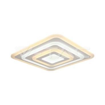 82W LED Плафон 3 Степени Димиращ с Дистанционно Бяло Тяло IP20 - rZ commerce 82W LED Плафон 3 Степени Димиращ с Дистанционно Бяло Тяло IP20