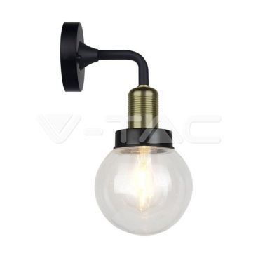 Стенна Лампа GLO E27 IP65 Ф150 Черна - rZ commerce Стенна Лампа GLO E27 IP65 Ф150 Черна
