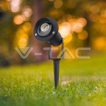 Колче за земя алуминий черно GU10 IP65 (105*75*245mm) - rZ commerce Колче за земя алуминий черно GU10 IP65 (105*75*245mm)