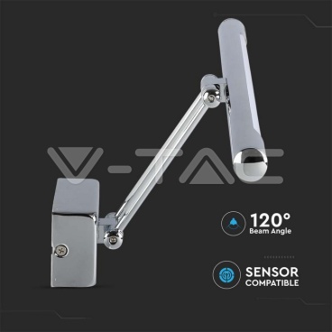 8W LED Лампа За Картина Хром 3000К ф500 - rZ commerce 8W LED Лампа За Картина Хром 3000К ф500