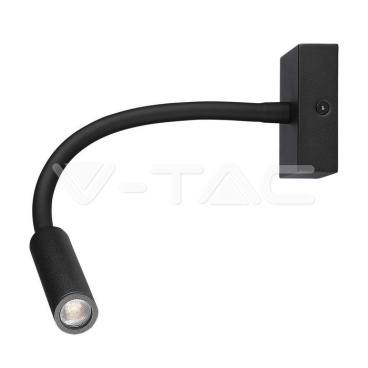 3W LED Стенна Лампа Спалня Черна 3000К - rZ commerce 3W LED Стенна Лампа Спалня Черна 3000К