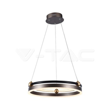 LED Осветител 20W Висящ Един Ринг 3000К Кафе - rZ commerce LED Осветител 20W Висящ Един Ринг 3000К Кафе
