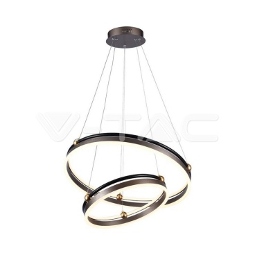 LED Осветител 50W Висящ Двеон Ринг 3000К Кафе