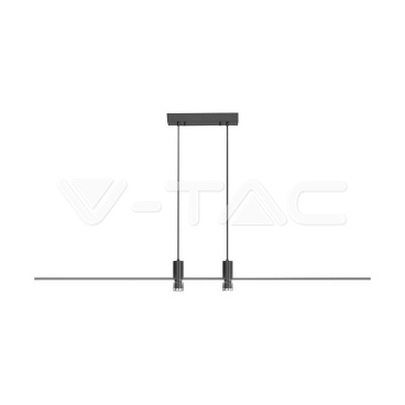 19W LED Висящ Осветител Със Спот Черен 4000K 2160lm - rZ commerce 19W LED Висящ Осветител Със Спот Черен 4000K 2160lm