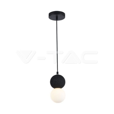 LED Пендел Дизайн Черно + Бяло Тяло