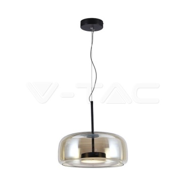 6W LED Висяща Лампа Метал + Стъклено Тяло D350*H170 3000K - rZ commerce 6W LED Висяща Лампа Метал + Стъклено Тяло D350*H170 3000K