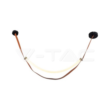 12W LED Пендел Дизайн Кафяво + Черно Тяло - rZ commerce 12W LED Пендел Дизайн Кафяво + Черно Тяло