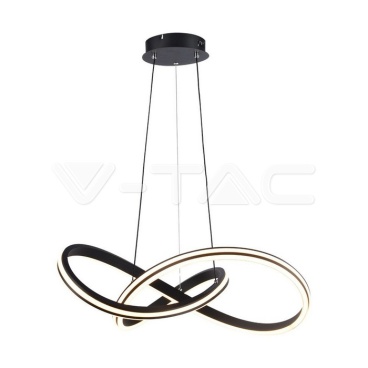 40W LED Пендел Дизайн Черно + Бяло Тяло D600 - rZ commerce 40W LED Пендел Дизайн Черно + Бяло Тяло D600