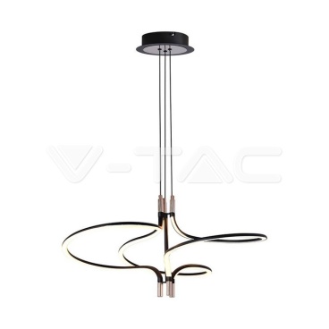 30W LED Пендел дизайн злато+черно тяло 3000К 3350lm