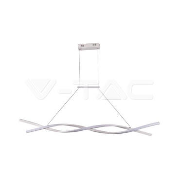 LED Осветител 30W Висящ (120*100CM) 3000K Бяло Тяло - rZ commerce LED Осветител 30W Висящ (120*100CM) 3000K Бяло Тяло
