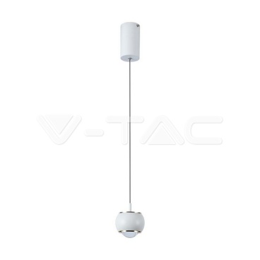 9W LED Висяща Лампа (10*10*100см) Бяло 3000K 1000lm