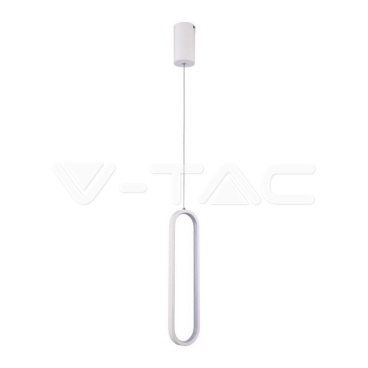 13W LED Висяща Лампа 40CM 3000K Бяло Тяло - rZ commerce 13W LED Висяща Лампа 40CM 3000K Бяло Тяло