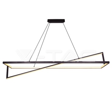 LED Осветител 45W Висящ Димиращ Черен 3000К 