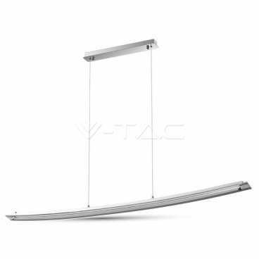 18W LED Висящо ТялоСтъкло/Хром 4000К Ф985