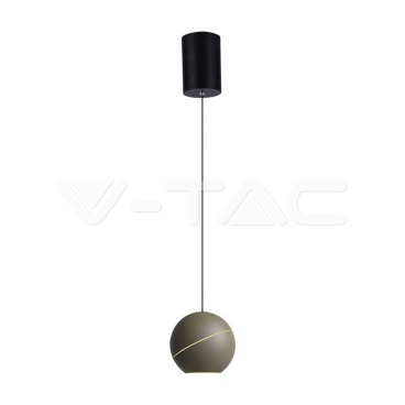 8.5W LED Висяща Лампа Φ180 Регулируемо Въже Touch On/Off Златно Тяло 3000K