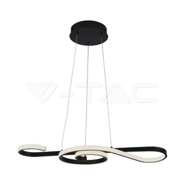 18W LED Висяща декоративна лампа 700*250 черно тяло 3000K 2260Lm - rZ commerce 18W LED Висяща декоративна лампа 700*250 черно тяло 3000K 2260Lm