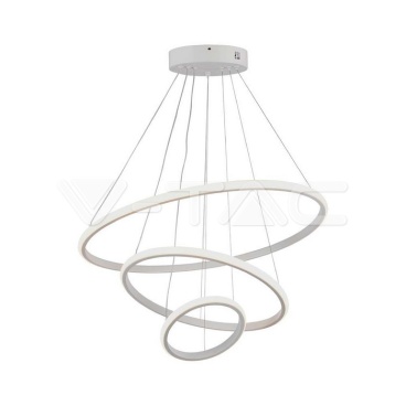 32W LED Висяща декоративна лампа 600*400*200 бяло тяло 3000K 3880Lm - rZ commerce 32W LED Висяща декоративна лампа 600*400*200 бяло тяло 3000K 3880Lm