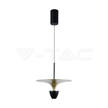 9W LED Висяща Лампа (30*320*100CM) Черно+Златно Тяло 4000K - rZ commerce 9W LED Висяща Лампа (30*320*100CM) Черно+Златно Тяло 4000K
