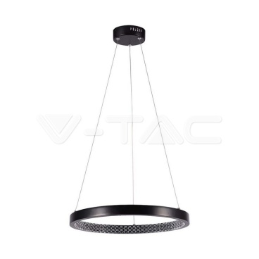 19W LED Висящ Осветител Акрил Кристал Черен 4000K - rZ commerce 19W LED Висящ Осветител Акрил Кристал Черен 4000K