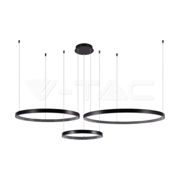 LED Осветител 57W Висящ Кристал Черен 4000К - rZ commerce LED Осветител 57W Висящ Кристал Черен 4000К