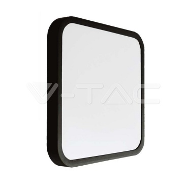48W LED Плафон SAMSUNG Чип 6500K Квадрат Черна Рамка IP44 - rZ commerce 48W LED Плафон SAMSUNG Чип 6500K Квадрат Черна Рамка IP44