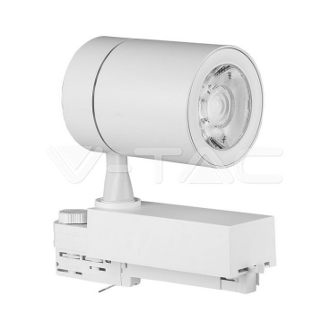 35W LED Прожектор релсов монтаж бяло тяло 3000K 3250Lm - rZ commerce 35W LED Прожектор релсов монтаж бяло тяло 3000K 3250Lm