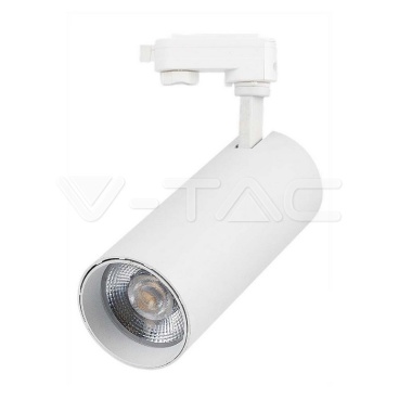 30W LED COB Релсов осветител 3in1 бяло тяло 