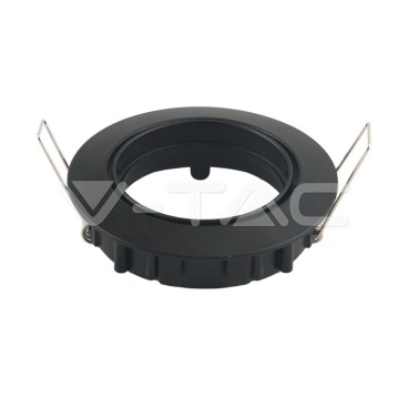 GU10 Корпус Луна Кръг Оринтируема Черна - rZ commerce GU10 Корпус Луна Кръг Оринтируема Черна