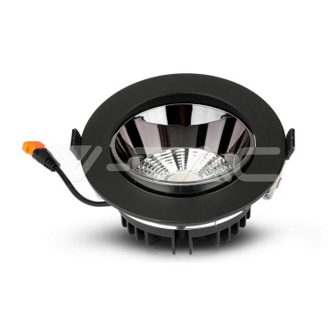LED Луна SAMSUNG ЧИП - 20W Рефлоктор COB Черна 6400К - rZ commerce LED Луна SAMSUNG ЧИП - 20W Рефлоктор COB Черна 6400К