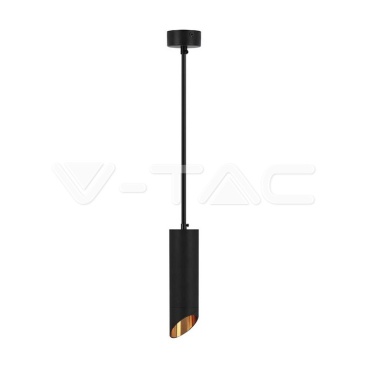 1*GU10 Корпус Пендел Черен D:55*200MM - rZ commerce 1*GU10 Корпус Пендел Черен D:55*200MM
