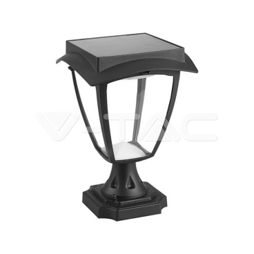 2W LED Соларна Наземна Лампа Черен Мат 3000К+6000К - rZ commerce 2W LED Соларна Наземна Лампа Черен Мат 3000К+6000К