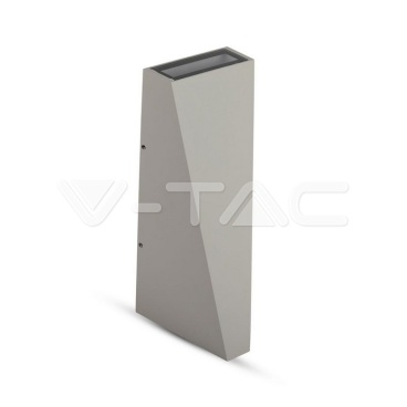 6W Стенна Лампа Сива IP65 Две Посоки 3000К