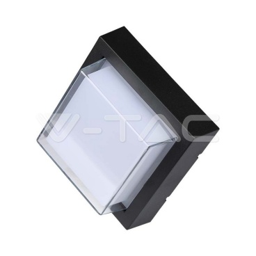 7W LED Стенна Лампа 3000К Черна Квадрат 700lm - rZ commerce 7W LED Стенна Лампа 3000К Черна Квадрат 700lm