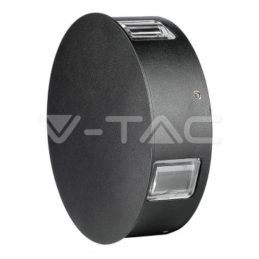 4W Стенна Лампа Черно Тяло Кръг 4000К IP65 /1/ - rZ commerce 4W Стенна Лампа Черно Тяло Кръг 4000К IP65 /1/