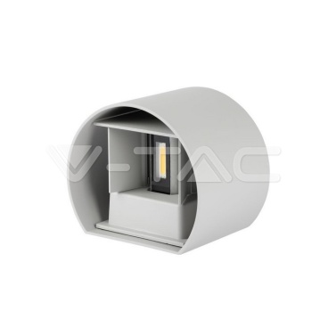 6W Аплик Bridglux Chip Сиво Тяло Кръг 3000K