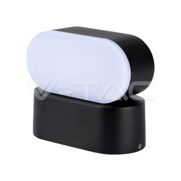 6W Стенна Лампа Черна IP65 Подвижна 4000К