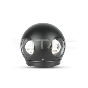 4W Стенна Лампа Черно Тяло Кръг 4000К IP65 - rZ commerce 4W Стенна Лампа Черно Тяло Кръг 4000К IP65