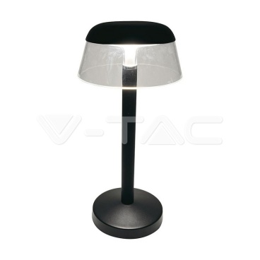 2W LED Настолна Лампа (130x285) 3в1 Димираща Черно Тяло