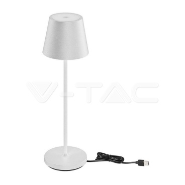 1.5W LED Настолна Лампа 3000K IP54 Пясък Бяло Тяло