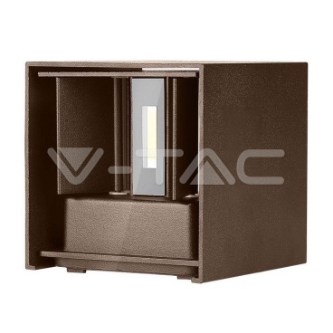 12W Стенна BRIDGELUX 3000K CORTEN квадрат IP65 - rZ commerce 12W Стенна BRIDGELUX 3000K CORTEN квадрат IP65