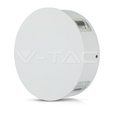 4W Стенна Лампа Бяло Тяло Кръг 4000К IP65 /1/ - rZ commerce 4W Стенна Лампа Бяло Тяло Кръг 4000К IP65 /1/