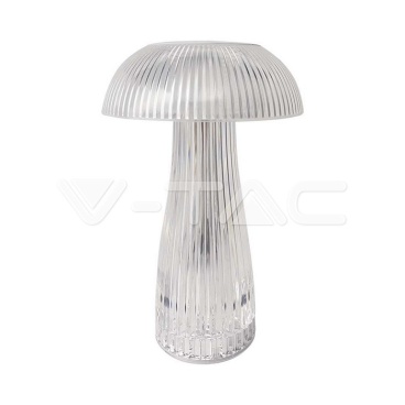 LED Настолна Лампа 800mAh Батерия 160 x 250 3 в 1 Прозрачно Тяло 3000K 50Lm