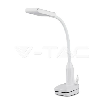 7W LED Настолна Лампа С Щипка Бяла 3000К - rZ commerce 7W LED Настолна Лампа С Щипка Бяла 3000К