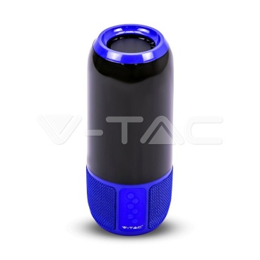 2*3W LED Лампа Колона USB + TF Слот Синя - rZ commerce 2*3W LED Лампа Колона USB + TF Слот Синя
