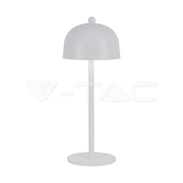 LED Настолна Лампа 1800mAh Батерия 115x300 3 в 1 Бяло Тяло - rZ commerce LED Настолна Лампа 1800mAh Батерия 115x300 3 в 1 Бяло Тяло
