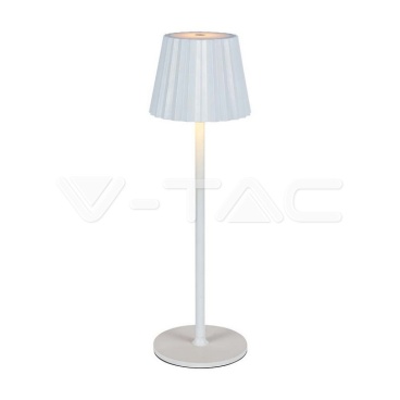 1.5W LED Настолна Лампа Бяла 3in1 плисе 53lm - rZ commerce 1.5W LED Настолна Лампа Бяла 3in1 плисе 53lm